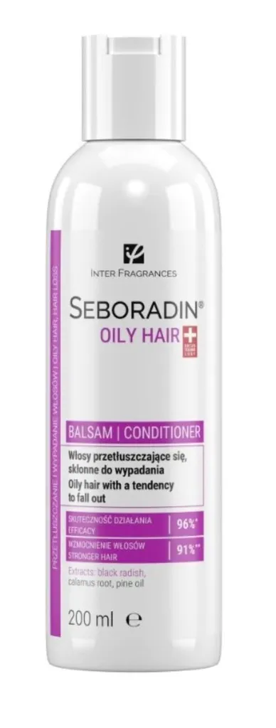 Seboradin Oily Hair, Balsam do włosów przetłuszczających się i skłonnych do wypadania