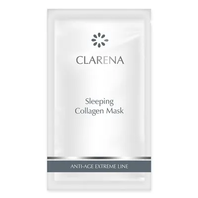 Clarena Anti-Age Extreme Line, Sleeping Collagen Mask (Maska energetyzująca z kolagenem na noc)