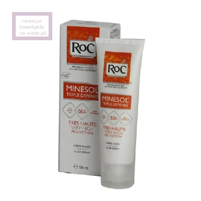 RoC Minesol, Triple Defense SPF50+ Fluid Cream