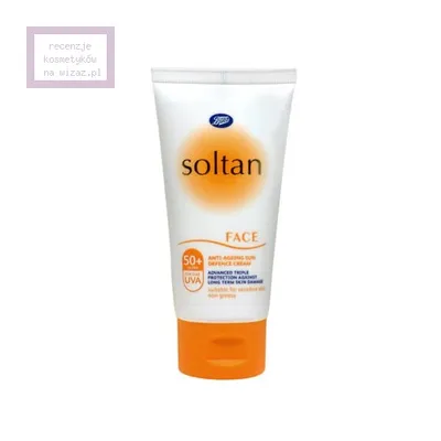 Boots Soltan, Face Anti-ageing Sun Defence Cream SPF 50+ / *****UVA