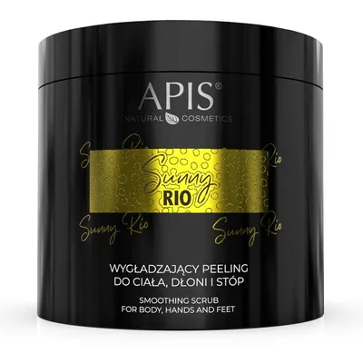 Apis Sunny Rio, Wygładzający peeling do ciała, dłoni i stóp