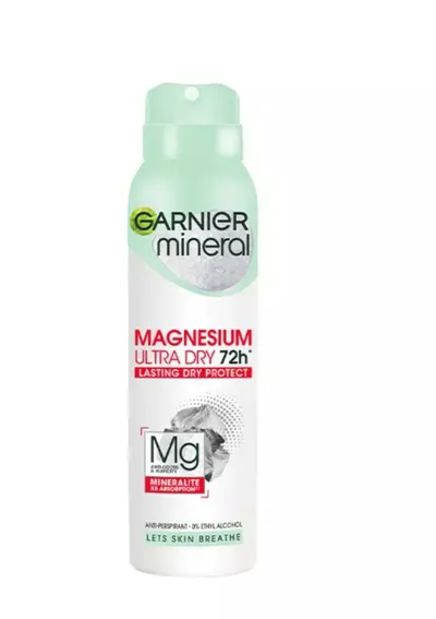 Garnier Mineral, Magnesium Ultra Dry Anti-perspirant Spray 72h (Antyperspirant dla kobiet w sprayu)