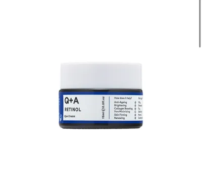 Q+A Retinol Eye Cream (Przeciwstarzeniowy krem pod oczy z retinolem)