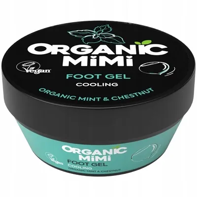 Organic Mimi Organic Mint & Chestnut, Cooling  Foot Gel (Organiczna mięta i kasztan, Chłodzący żel do stóp)