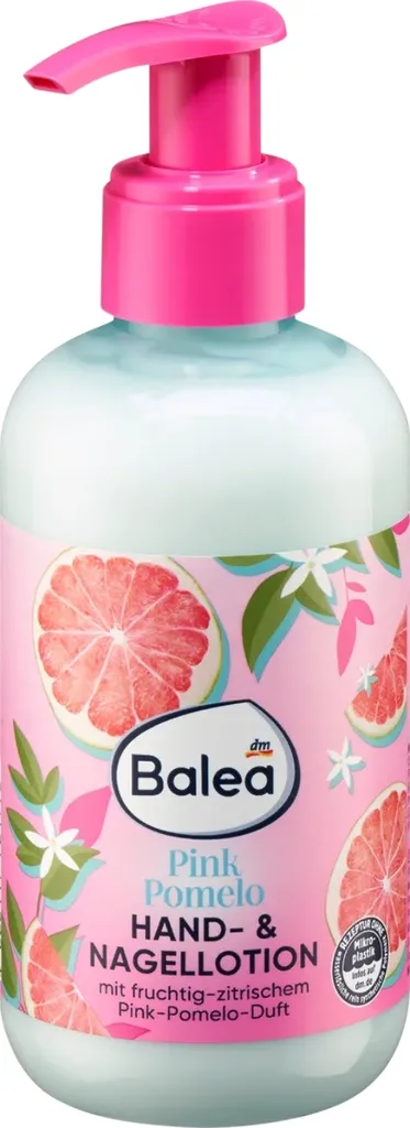 Balea Pink Pomelo, Hand & Nail Lotion (Lotion do dłoni i paznokci)
