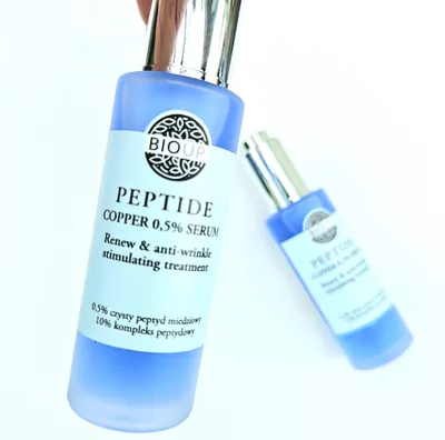 Bioup Peptide Copper 0,5% Serum (Serum ujędrniające i przeciwzmarszczkowe z czystym peptydem miedziowym 0,5%)