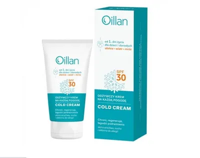 Oillan Cold Cream, Odżywczy krem na każdą pogodę SPF30