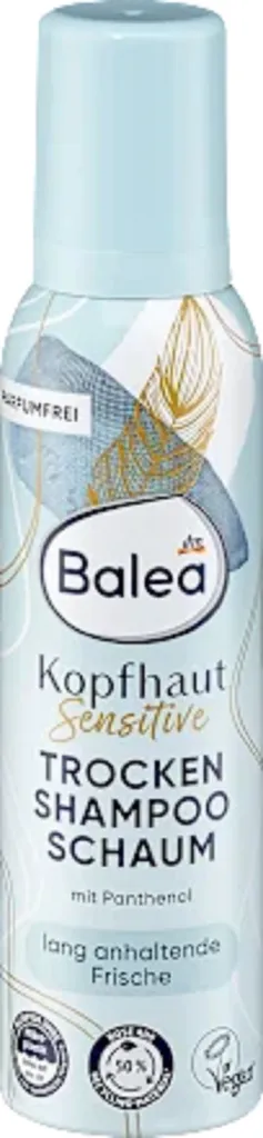Balea Scalp Sensitive, Dry Shampoo in Foam (Suchy szampon do włosów w piance)