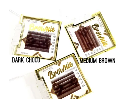 Looksus Lashes Brownie, Rzęsy do przedłużania (różne rodzaje)