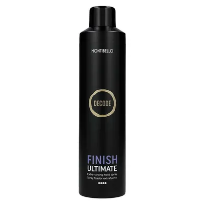 Montibello Decode, Finish Ultimate, Extra Strong Hold Spray (Mocno utrwalający lakier do włosów)