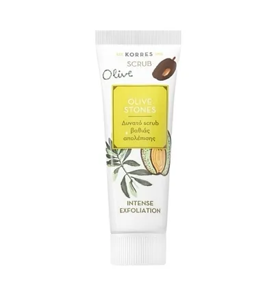 Korres Olive Stones, Intense Exfoliant Scrub (Peeling głęboko oczyszczający)