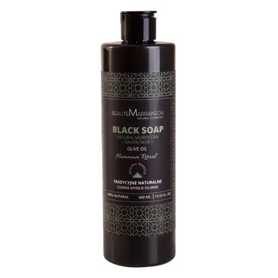 Beaute Marrakech Naturalne czarne mydło marokańskie Savon Noir z oliwą z oliwek