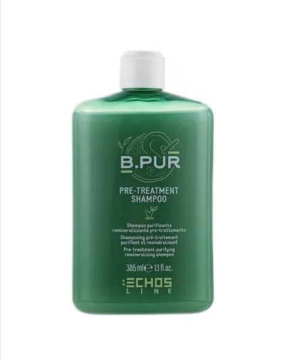 Echos Line B.Pur, Pre-Treatment Purifying Remineralising Shampoo (Oczyszczający szampon remineralizujący z białą glinką i masłem shea)