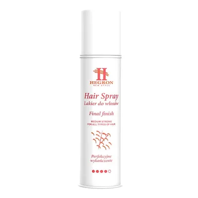 Hegron Final Finish, Hair Spray (Perfekcyjne wykończenie, Lakier do włosów)