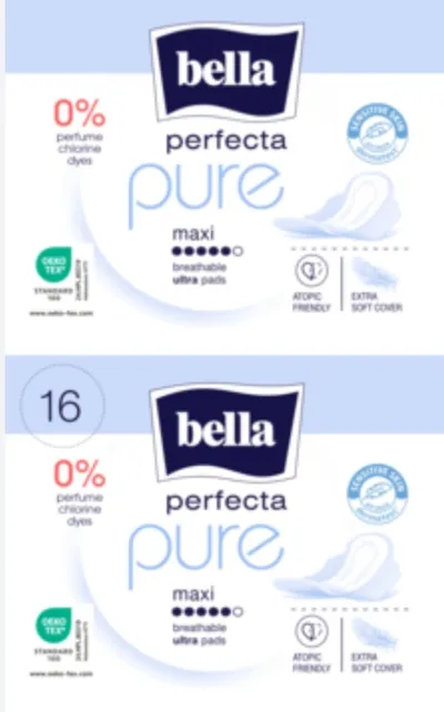 Bella Perfecta Pure, Maxi,  Podpaski higieniczne