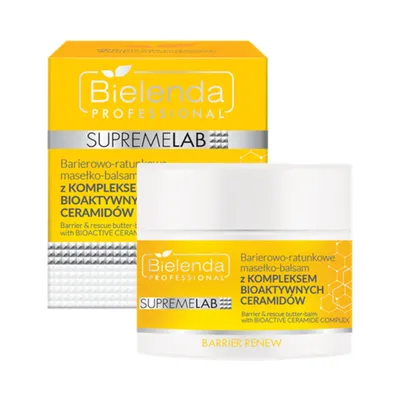 Bielenda Professional SUPREMELAB Barrier Renew, Barierowo-ratunkowe masełko-balsam z kompleksem bioaktywnych ceramidów