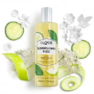 I Love... Cosmetics Elderflower Fizz, Scented Body Wash (Perfumowany żel pod prysznic i do kąpieli)