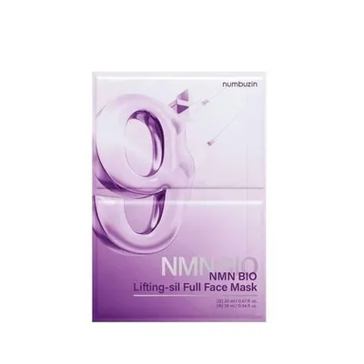Numbuzin Nr 9 NMN + NAD, Lifting Mask (Maska poprawiająca owal twarzy w płachcie)