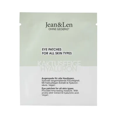 Jean&Len Hyaluron Eye Patches (Płatki pod oczy z opuncją i kwasem hialuronowym)