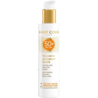 Mary Cohr Body Care, Anti-Ageing Sun Milk SPF 50+ (Przeciwstarzeniowe ochronne mleczko do ciała SPF50+)