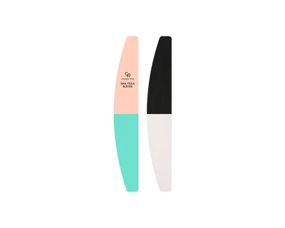 Golden Rose Nail File & Buffer (Pilnik i polerka do paznokci)