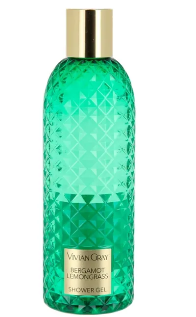 Vivian Gray Gemestone, Bergamot & LemonGrass, Shower Gel (Bergamotka i Trawa Cytrynowa, Żel pod prysznic)