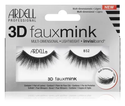 Ardell Lashes 3D Faux Mink, 852, Sztuczne rzęsy na pasku