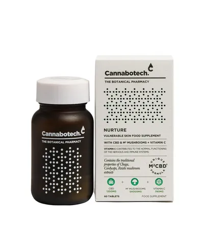 Cannabotech Nurture Caplets, Vulnerable Skin (Suplement diety na skórę)