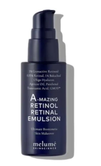 Melume A-mazing Retinol Retinal Emulsion (Emulsja do twarzy z retinolem i retinalem)