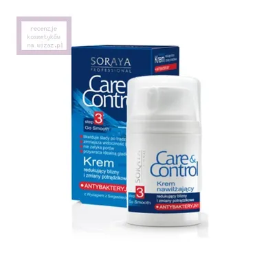 Soraya Care & Control Antybakteryjna, Krem nawilżający redukujący blizny i zmiany potrądzikowe