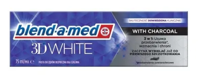 Blend - a - med 3D White Luxe with Charcoal, Toothpaste (Pasta do zębów)