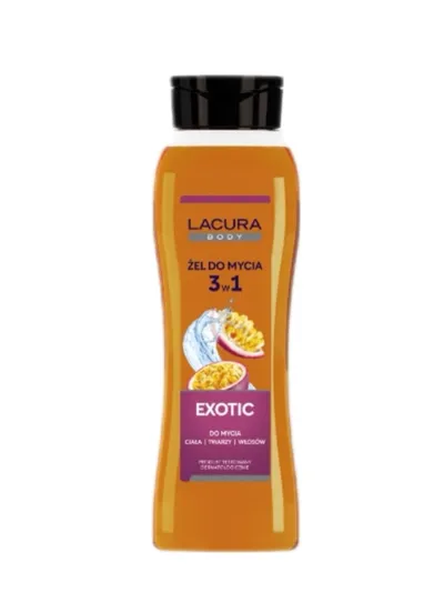 LaCura Body, Exotic, Żel do mycia 3w1