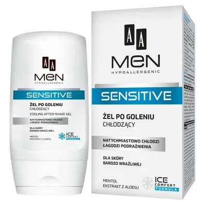 AA Men, Sensitive, Chłodzący  żel po goleniu
