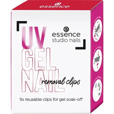 Essence Studio Nails, UV Gel Nail Removal Clips (Klipsy do usuwania hybryd)