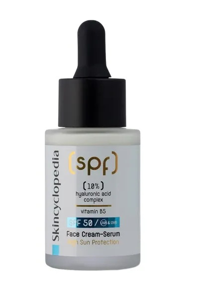 Skincyclopedia High Sun Protection, Cream-Serum Hydrating SPF50 (Nawilżający krem-serum do twarzy SPF50)