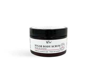 VCee SPA Ritual, Musk & Orchid, Sugar Body Scrub (Piżmo & Orchidea, Cukrowy peeling do ciała)