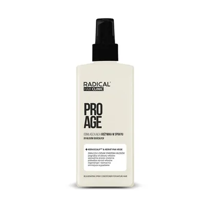 Radical Hair Clinic, Pro Age, Odmładzająca odżywka w sprayu do włosów dojrzałych
