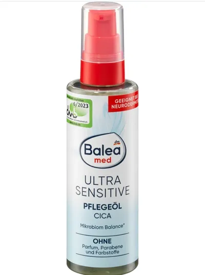 Balea Med, Ultra Sensitive, Cica Oil (Olejek do demakijażu z wąkrotką azjatycką)