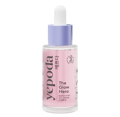 Yepoda The Glow Hero, Bakuchiol Oil Serum Hybrid (Olejowe serum hybrydowe z bakuchiolem)