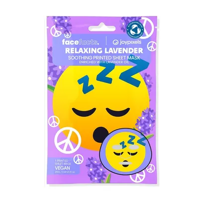 Face Facts Relaxing Lavender, Soothing Sheet Mask (Kojąca maseczka do twarzy w płachcie)