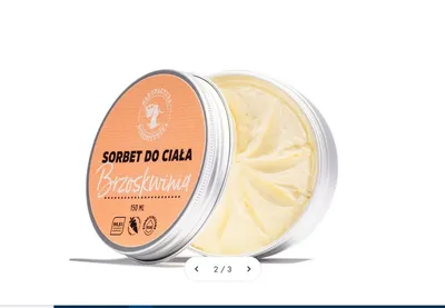 Manufaktura Bursztynnika Brzoskwinia, Sorbet do ciała