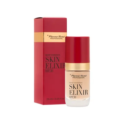 Pierre Rene Skin Elixir, Velvet Foundation SPF30 (Podkład do twarzy o satynowym wykończeniu)