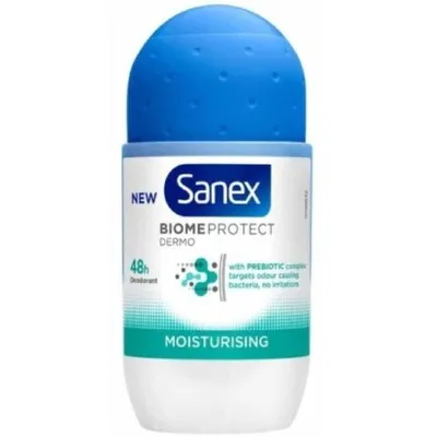Sanex Biome Protect Dermo, 48H Moisturising Deodorant Roll-on (Nawilżający dezodorant w kulce)