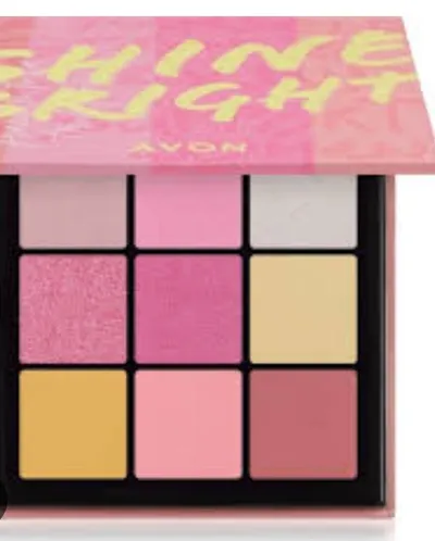 Avon Viva La Pink, Shine Bright, Eyeshadow Palette (Paleta cieni do powiek)