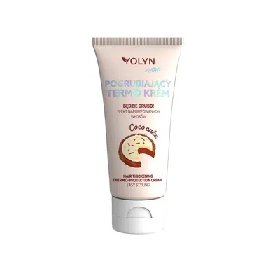 Yolyn WOW, Coco Cake, Pogrubiający termo krem do włosów