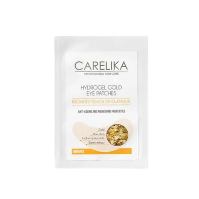 Carelika Radiance, Hydrogel Gold Eye Patches (Hydrożelowe płatki pod oczy ze złotym pudrem)
