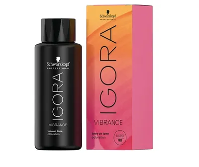 Schwarzkopf Professional Igora Vibrance, Tone on Tone Coloration (Półtrwała farba do włosów demi-permanentna ton w ton  bez amoniaku)