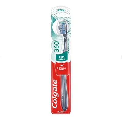 Colgate 360° Deep Clean Medium, Szczoteczka do zębów średnia
