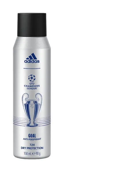 Adidas Uefa Champions League, Goal, 72H Dry Protection Antiperspirant (Antiperspirant w sprayu)