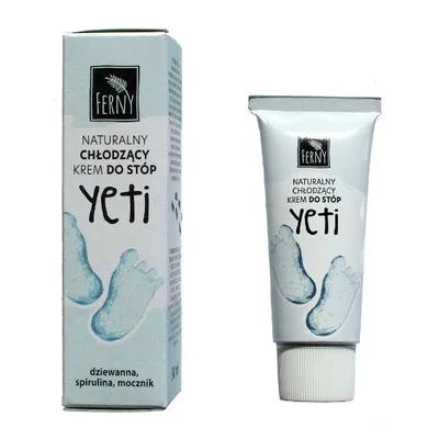 Ferny Yeti, Naturalny chłodzący krem do stóp